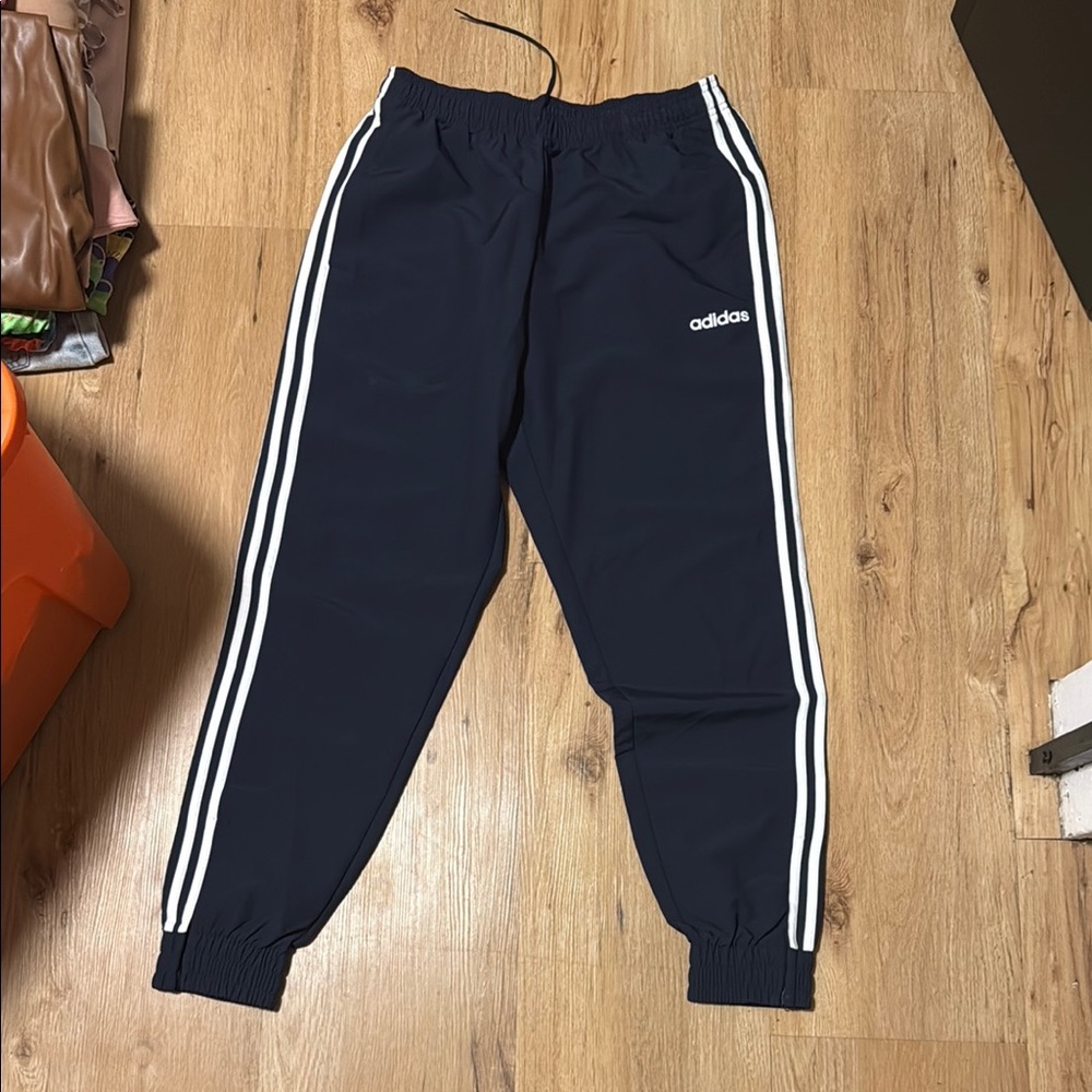 Large Adidas Navy Track Pants